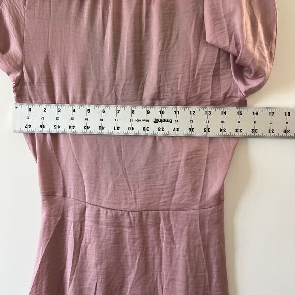 For Love & Lemons Pink Black Adriana Nightgown Mini Slip Dress Womens XS - Picture 12 of 16